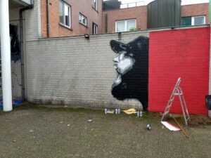 Volunteers on Murals4Change Destelbergen