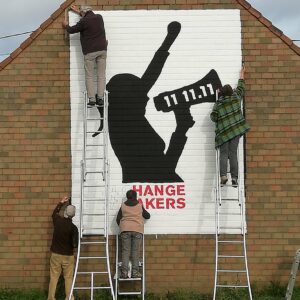 Volunteers on Murals4Change Kortemark